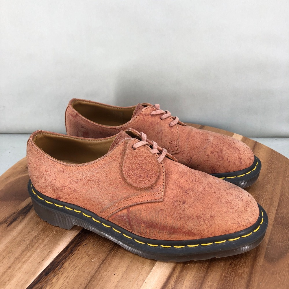 Dr Martens 1461 Shoes Made in England Brown Nubuck Leather Oxford Men 5 Women 6